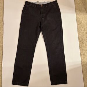 Johnston & Murphy Men’s Black Casual Fit Pants, Size 32